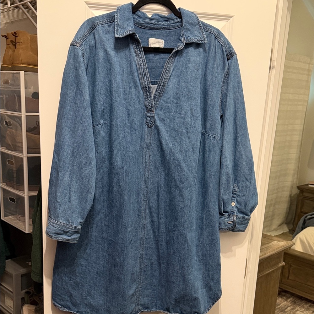 Denim dress - Blue